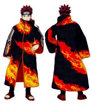 Naruto to Boruto: Shinobi Striker - Shinobi Striker Coat Black costume (male)