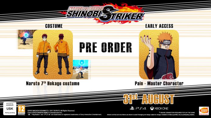 Naruto to Boruto: Shinobi Striker - Pre Order bonuses